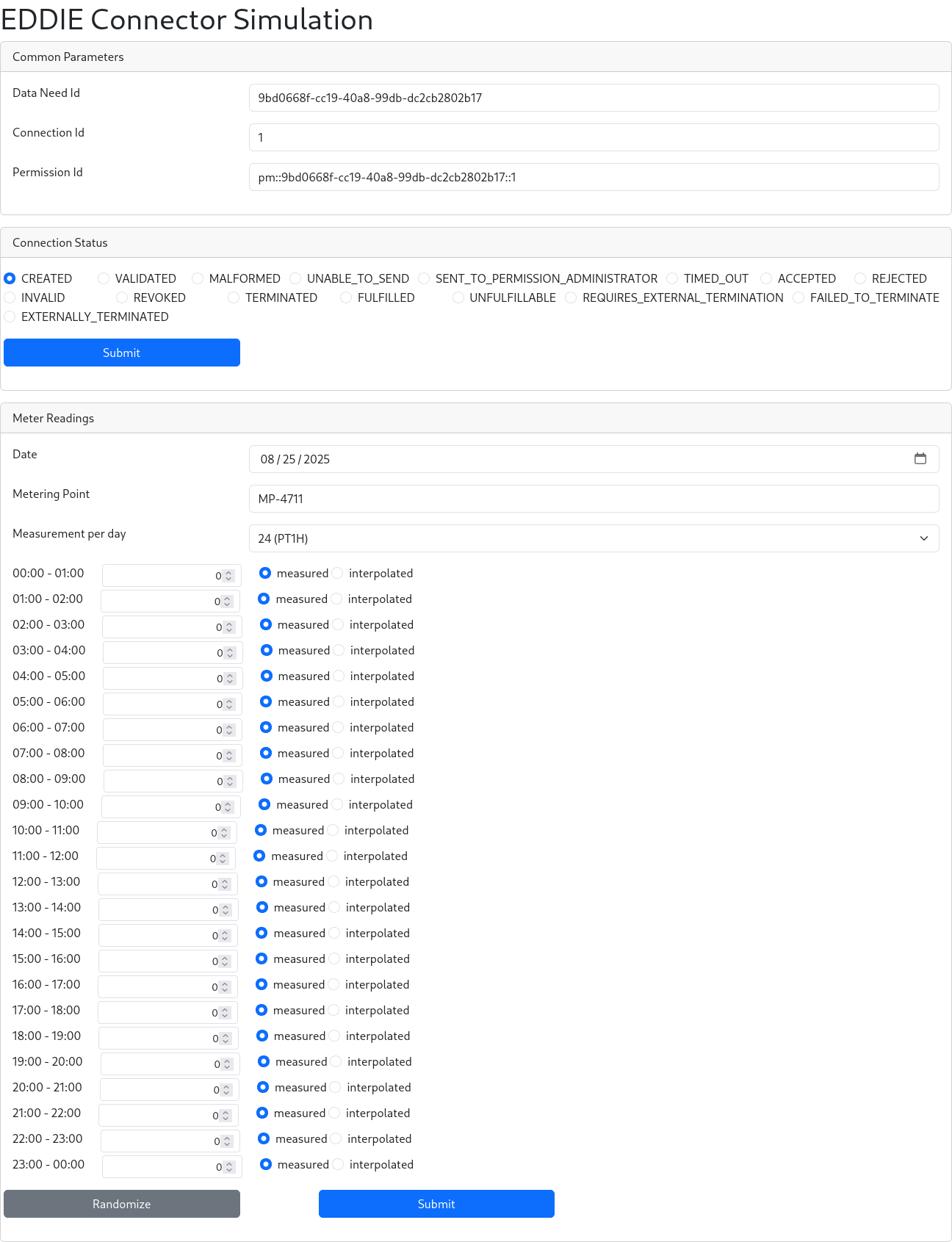 Image of the simulation page